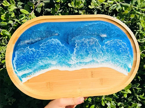 Resin Art: Ocean Cheese Boards