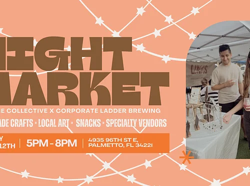 Night Market Palmetto FL | June 12th | Corporate Ladder Brewing x The June Collective