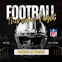 TNF Panthers at Packers