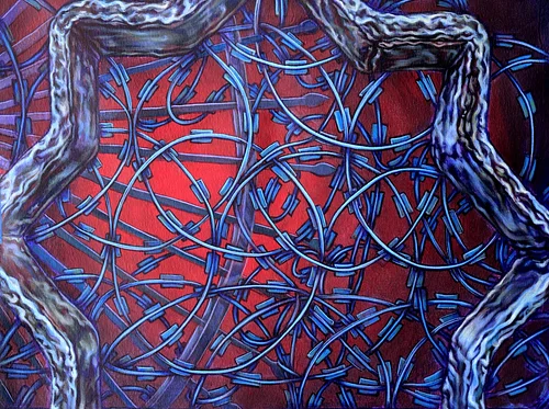 Opening Reception: a loom, a fence, a wire, a thread