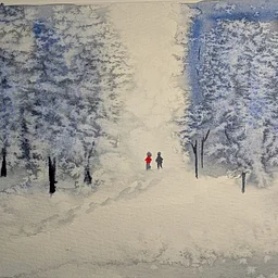 Watercolor Holiday Card Workshop with Ann Myers