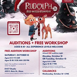 Audition Workshop for Rudolph the Red-Nosed Reindeer, Jr. 𐂂