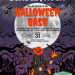 School Of Rock - Halloween Bash