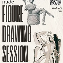 Figure Drawing Mondays / Sesion de Dibujo con Modelo (JH’s Drink & Draw)