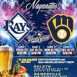 World Series Watch Party: Rays vs Brewers