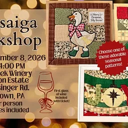 Sunflower Kinusaiga Fabric Art Workshop