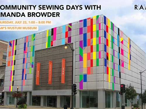 Community Sewing Day at RAM’s Wustum Museum