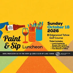 Paint & Sip Luncheon at Brooks’ Bar Edgewood Tahoe