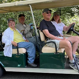 Fall Golf Cart Garden Tours