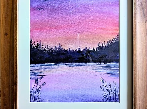 Premium Workshop – Beginner Watercolor Landscape