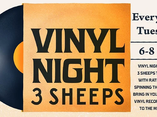 3 Sheeps Vinyl Night