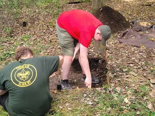 Scouts Archaeology Merit Badge Class