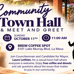 Community town hall / meet and greet with laura Lothian