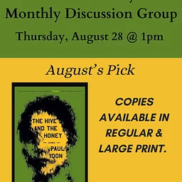 August Book Discussion: The Hive and the Honey by Paul Yoon