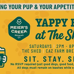 Yappy Hour at the Shed