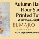 Autumn Harvest Flour Sack Printed Towels