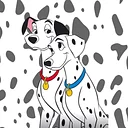 101 Dalmatians Vintage Inspired Cake (Bilingual)