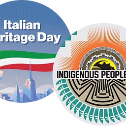 SCHOOLS CLOSED: Italian Heritage/Indigenous Peoples' Day
