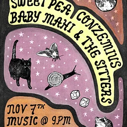 Sweet Pea w. Conzeminus & Baby Mahi and the Sitters