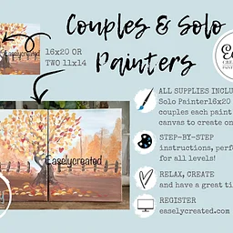 Sip & Paint Couples and Solo Painters