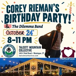Saturday Night Birthday Bash & Benefit: Corey Rieman & The Dilemma Band