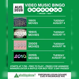 Whaddyaknow Freepub Trivia Presents: Movie Bingo – 2000s Movies