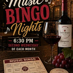 Music Bingo Nights at the Winery