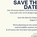 CHEF CALMELS COLLABORATION DINNER