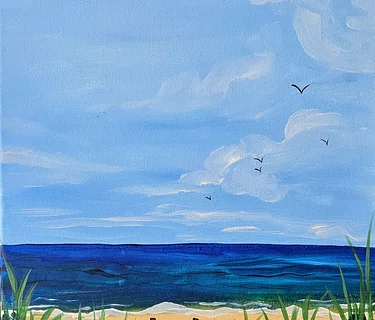 Paint + Sip "Peaceful Beach Path"