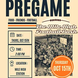Mile High Football Bash @ MHS – Doors open at 2 pm