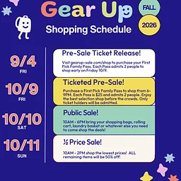 GEAR UP CONSIGNMENT KIDS RESALE EVENT