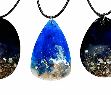 Ocean Pendant Jewelry Workshop with Grace Noel