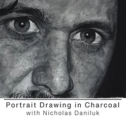 Portrait Drawing in Charcoal