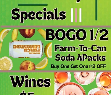 Wednesday Specials: Wine & Soda