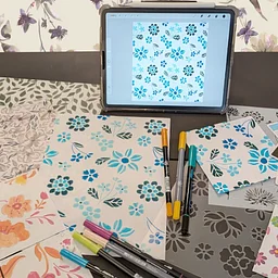 Watercolor Workshops: Surface Pattern Design with Julie Gratien