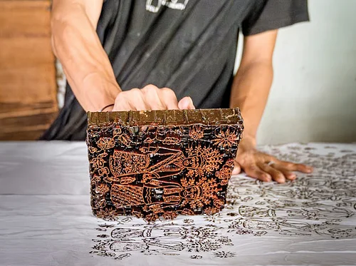 Block-Printed Fabric Banner
