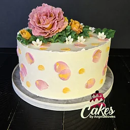 PALETTE PAINTED FLORAL CAKE CLASS w/ CHEF ANGELA BOWES, DECEMBER 11TH at 5PM, $75 PER PERSON