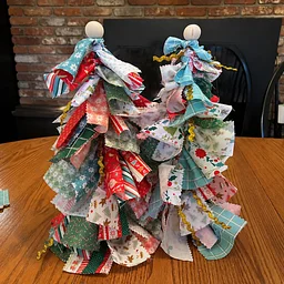 FABRIC CHRISTMAS TREES