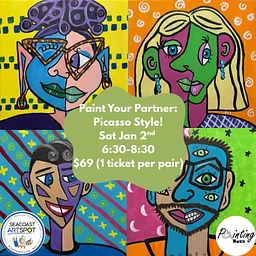 Paint Your Partner – Picasso Style! $69 per pair