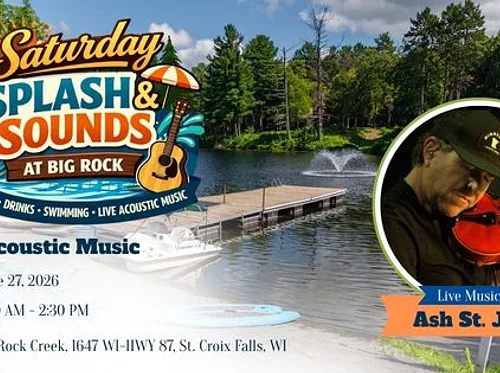 Saturday Splash and Sounds featuring Live Music by Ash St. John