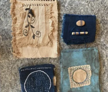 WORKSHOP: "Slow Stitch Fiber Journals" @ Glendalough State Park Dining Hall, Battle Lake