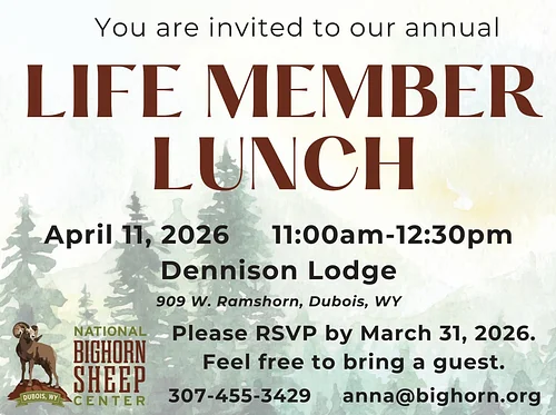 Life Member Lunch and Annual Meeting of the National Bighorn Sheep Center