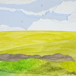 LAYERED PAPER LANDSCAPE