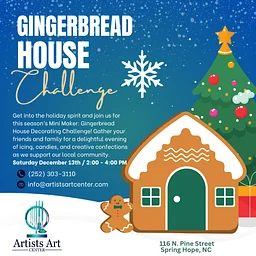 Mini Makers Gingerbread House Challenge