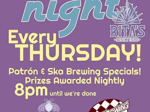 Rita’s Trivia Night • Tacos, Tequila & Bragging Rights