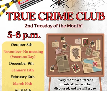 True Crime Club at Marstons Mills Library