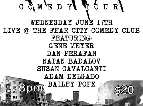 THE FEAR CITY COMEDY CLUB PRESENTS: GENE MEYER Comedy Tour - A Stand Up Comedy Show