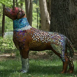 Art Unleashed Public Display of Painted Labrador Statues