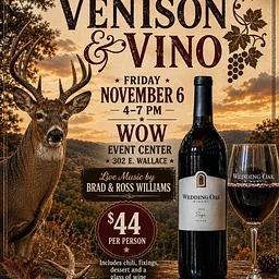 Venison and Vino in San Saba