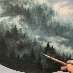Happy Trees! Acrylic Paint Skill Building Workshop